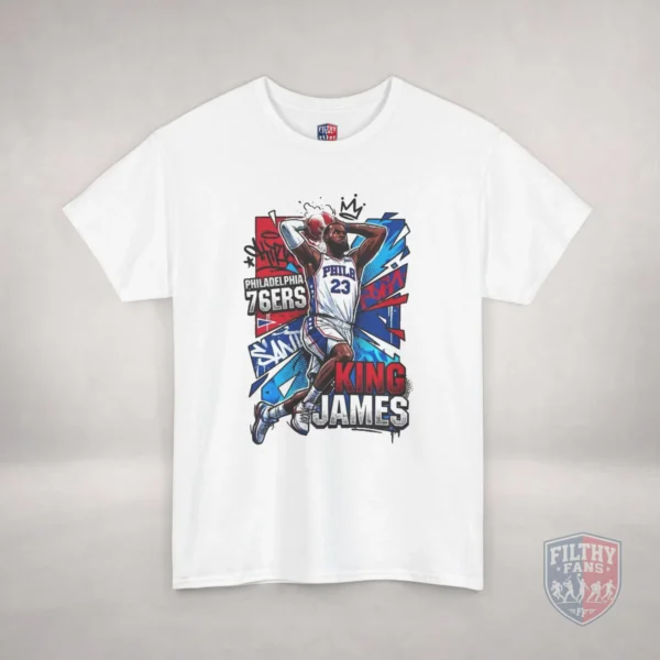 "King James" Philadelphia 76ers Shirt — Filthy Fans