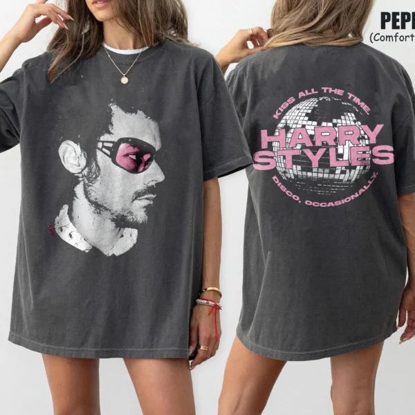 Kiss All the Time Harry Styles Shirt — Disco Retro