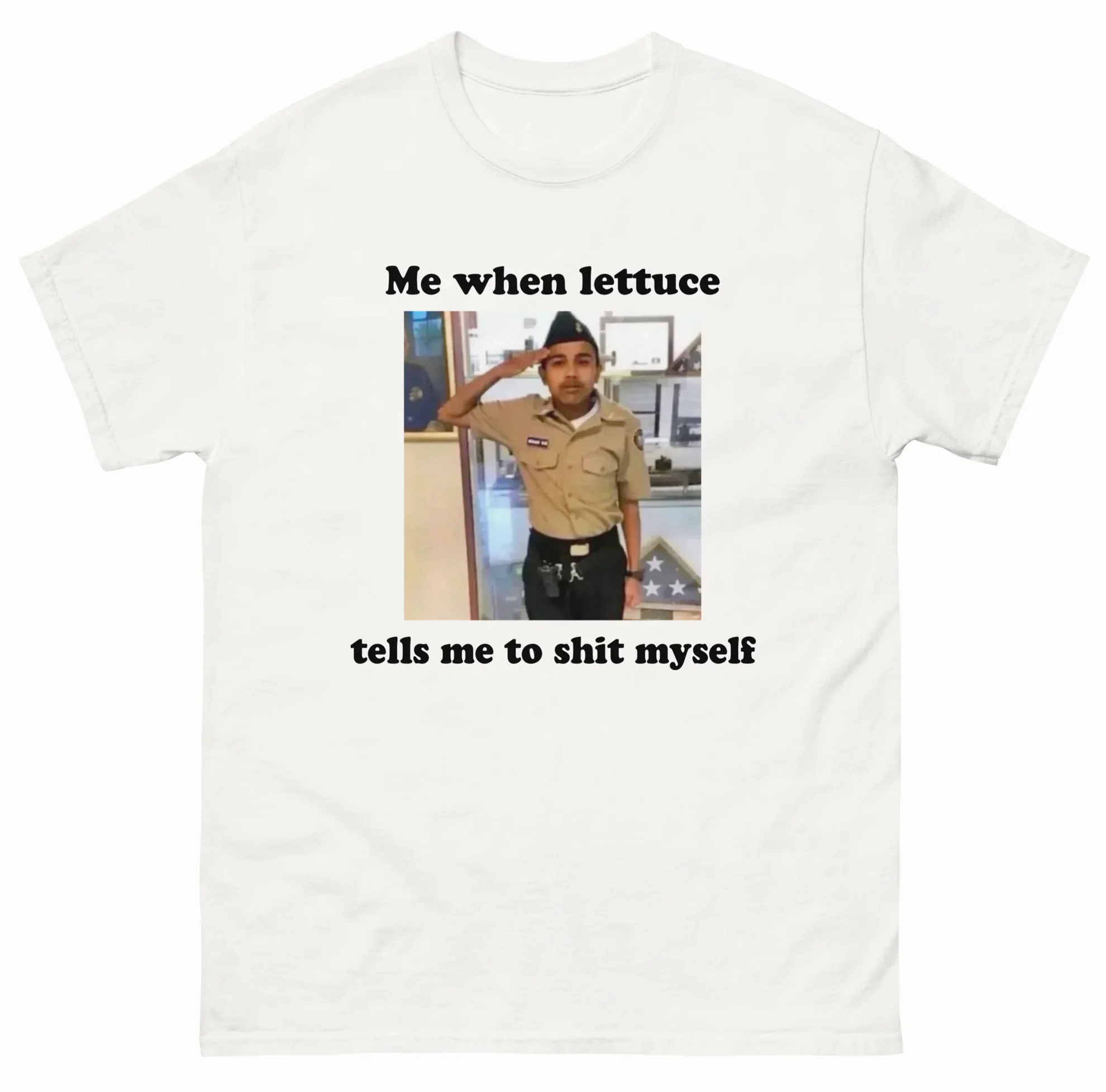 Me When Lettuce Tells Me To Shit Myself Shirt Me When Lettuce Tells Me To Shit Myself Shirt