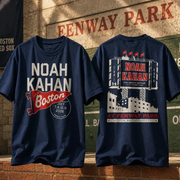 Noah Kahan at Fenway Park Boston Concert Shirt