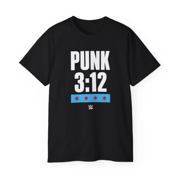 Punk 3:12 Shirt CM Punk Best in the World Chicago Shirt