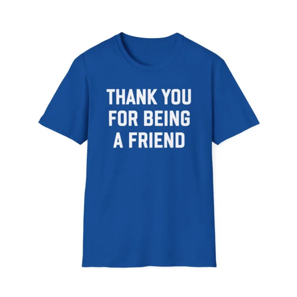 Retro 80s Thank You For Being a Friend Shirt