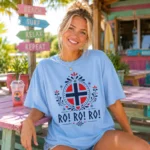 Ro! Ro! Ro! Norwegian Folk Heritage Graphic Shirt