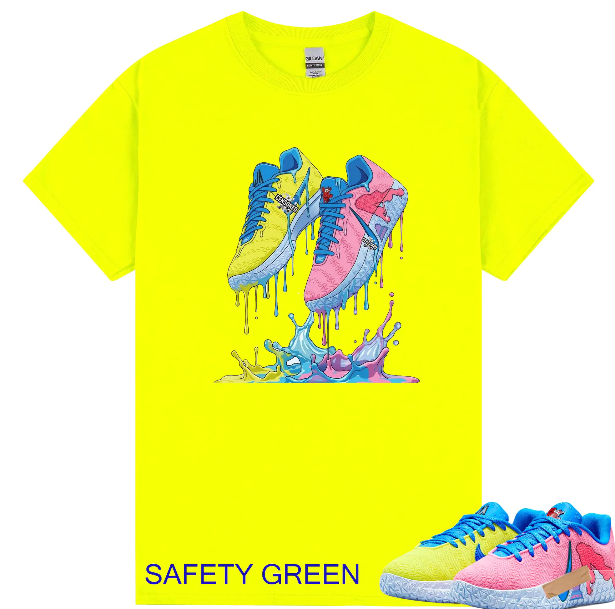Safety Green Ja 3 Kool-Aid Matching Shirt Safety Green Ja 3 Kool-Aid Matching Shirt