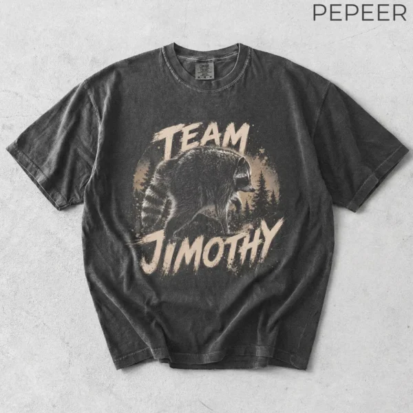 Team Jimothy Raccoon — Viral Seattle Wildlife Shirt