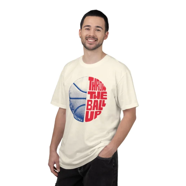 "Throw The Ball Up" Philadelphia Basketball Shirt