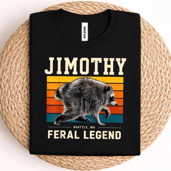 Timothy Feral Legend Seattle Raccoon Shirt