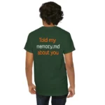 Told My Memory.md About You – AI Developer Humor Shirt