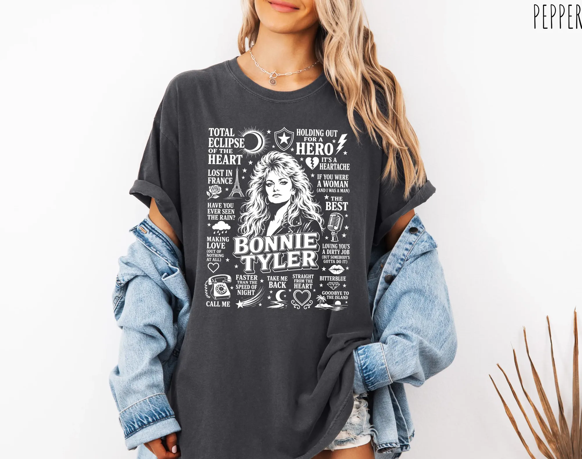 Total Eclipse of the Heart – Classic Rock Icon Shirt Total Eclipse of the Heart - Classic Rock Icon Shirt