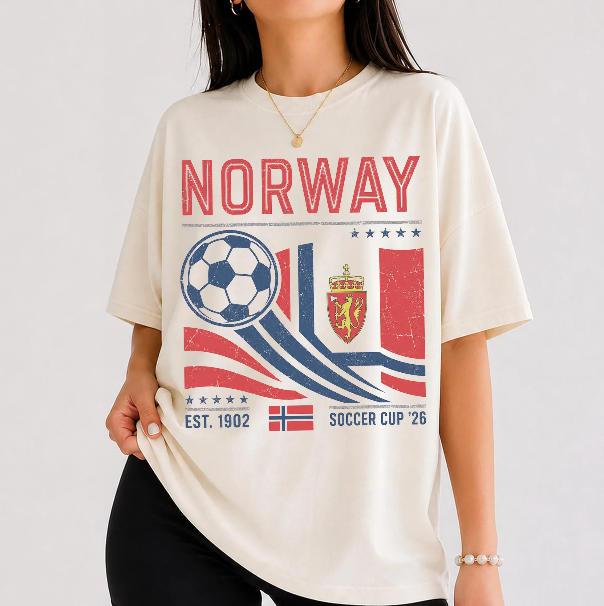 Vintage Norway Soccer Cup ’26 Shirt Vintage Norway Soccer Cup '26 Shirt