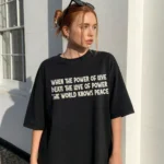 When the Power of Love Beat the Love of Power Shirt