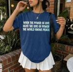 When the Power of Love Beat the Love of Power Shirt
