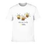 Why Am I So Fly Minion Bee Parody Graphic Shirt