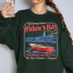 Widow's Bay Sweatshirt with Vintage Coastal Design
