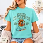 World Champions 2026 Spain Championship Football Shirt