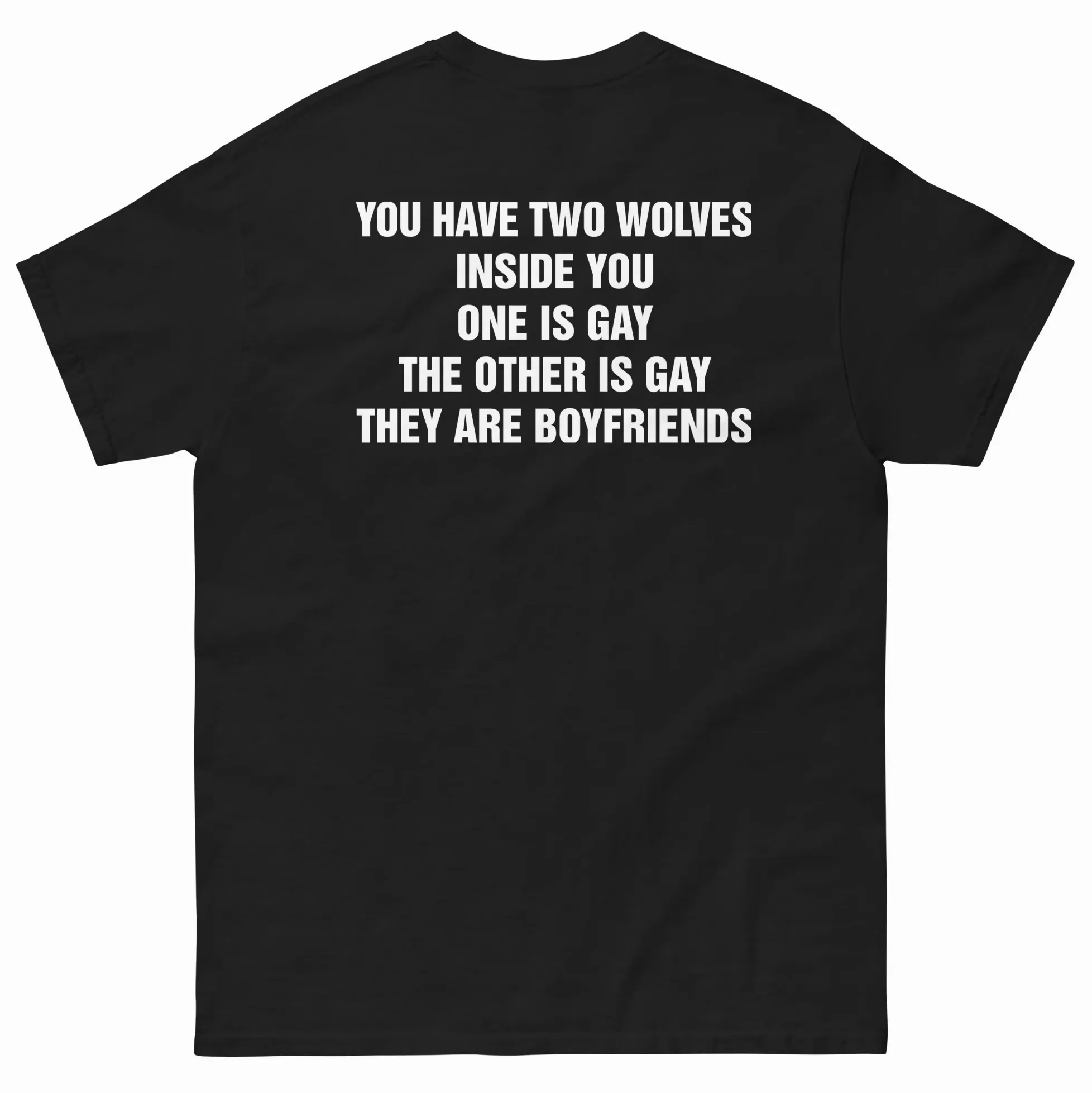 You Have Two Wolves Inside You – Gay Boyfriends Shirt You Have Two Wolves Inside You - Gay Boyfriends Shirt