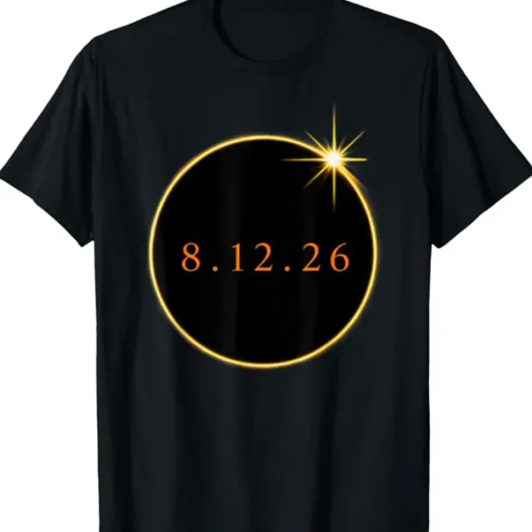 8.12.26 — Total Solar Eclipse Astronomy Event Shirt