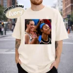 Caitlin Clark Laughing After Angel Reese Miss Shirt