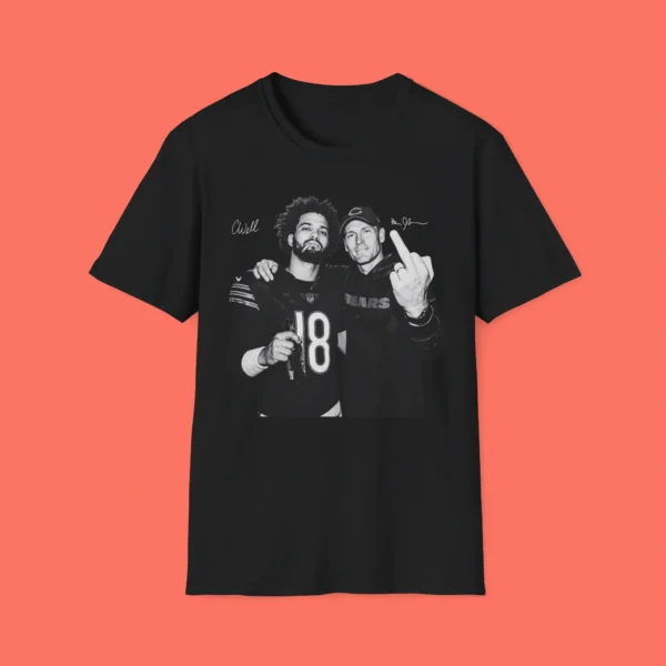 Caleb Williams Ben Johnson Flipping Off Shirt