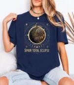 Cosmic Alignment 2026 Spain Total Eclipse Shirt