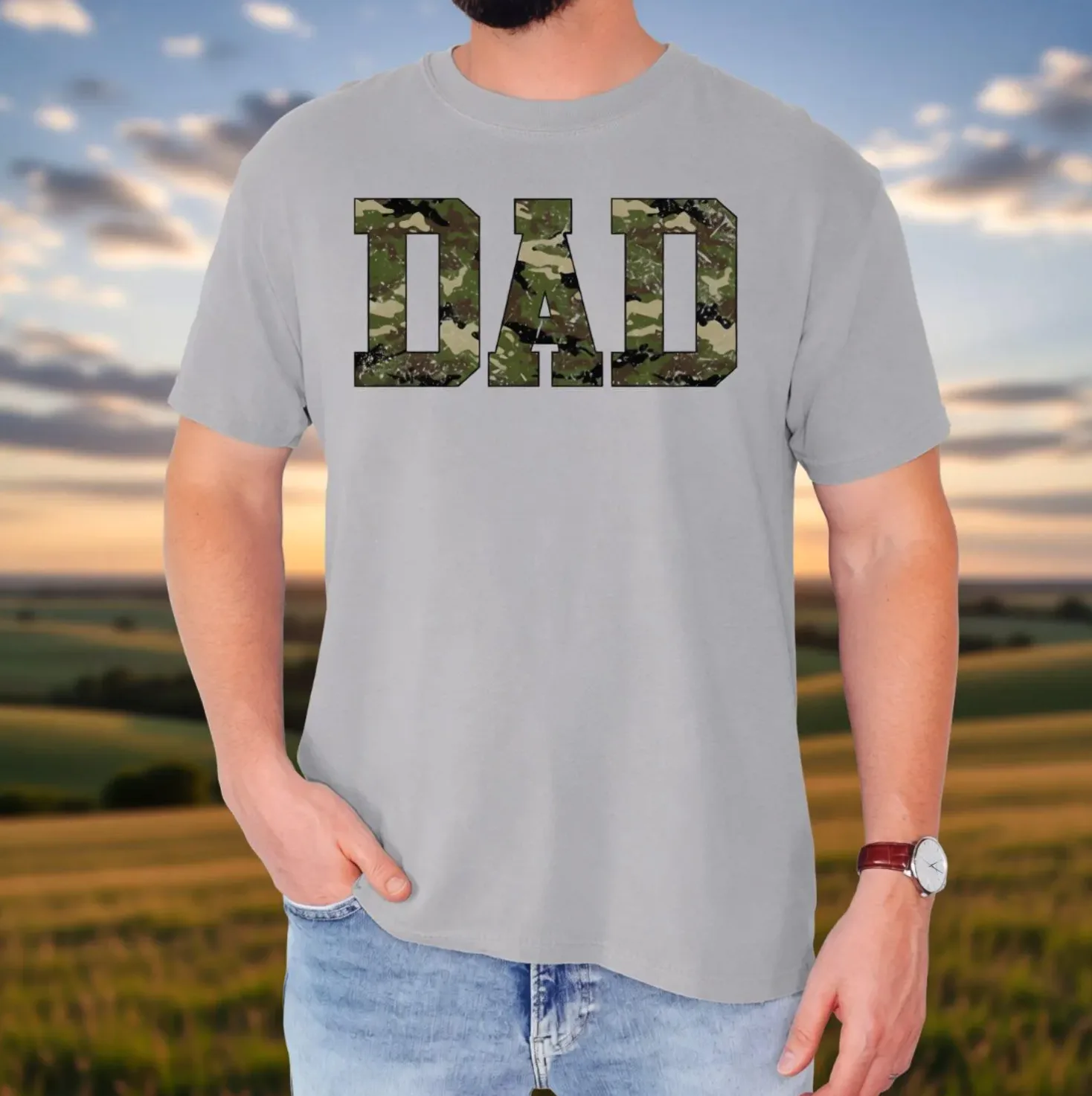DAD Camo Shirt — Fixer of Things Father’s Day Shirt DAD Camo Shirt — Fixer of Things Father's Day Shirt
