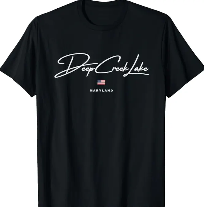 Deep Creek Lake Maryland — Vintage Destination Shirt Deep Creek Lake Maryland — Vintage Destination Shirt