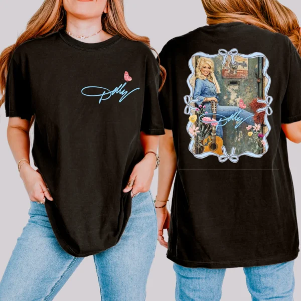 Dolly Parton Retro Country Music Graphic Shirt