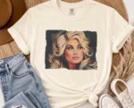 Dolly Portrait Shirt — Vintage Glam Pop Art