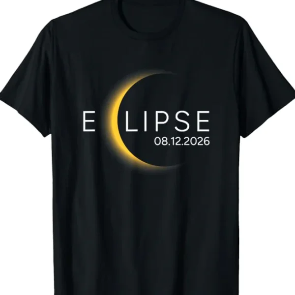 Eclipse 08.12.2026 Shirt — Wearable Astronomy