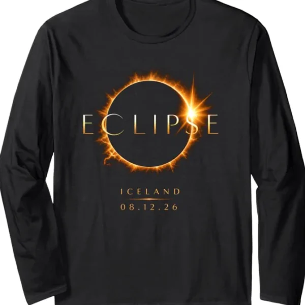 ECLIPSE Iceland 08.12.26 Long Sleeve Shirt