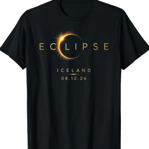 Eclipse Iceland 08.12.26 Shirt — Total Solar