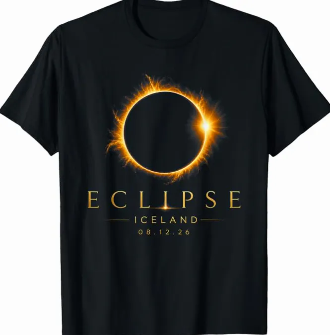 Eclipse Iceland 08.12.26 Shirt — Total Solar Eclipse Eclipse Iceland 08.12.26 Shirt — Total Solar Eclipse