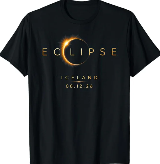 Eclipse Iceland 08.12.26 Total Eclipse Shirt Eclipse Iceland 08.12.26 Total Eclipse Shirt