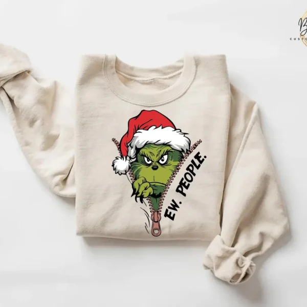 Ew. People. — The Grinch Holiday Christmas Sweatshirt