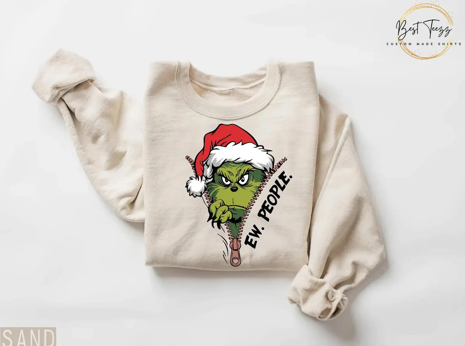 Ew. People. — The Grinch Holiday Christmas Sweatshirt Ew. People. — The Grinch Holiday Christmas Sweatshirt