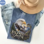 "Fly Free, Jackie" Big Bear Eagle Memorial Shirt