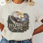 "Fly Free, Jackie" Big Bear Eagle Memorial Shirt