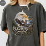 "Fly Free, Jackie" Big Bear Eagle Memorial Shirt
