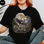 "Fly Free, Jackie" Big Bear Eagle Memorial Shirt