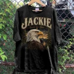 Forever Our Queen Jackie Bald Eagle Vintage Shirt