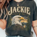 Forever Our Queen Jackie Bald Eagle Vintage Shirt