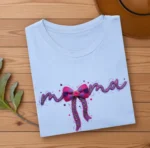Girly Mom Bow Shirt — Soft Coquette Aesthetic Tee