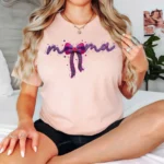 Girly Mom Bow Shirt — Soft Coquette Aesthetic Tee