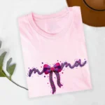 Girly Mom Bow Shirt — Soft Coquette Aesthetic Tee