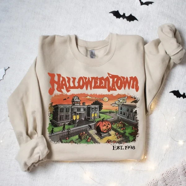 Halloweentown Est. 1998 Vintage Halloween Sweatshirt
