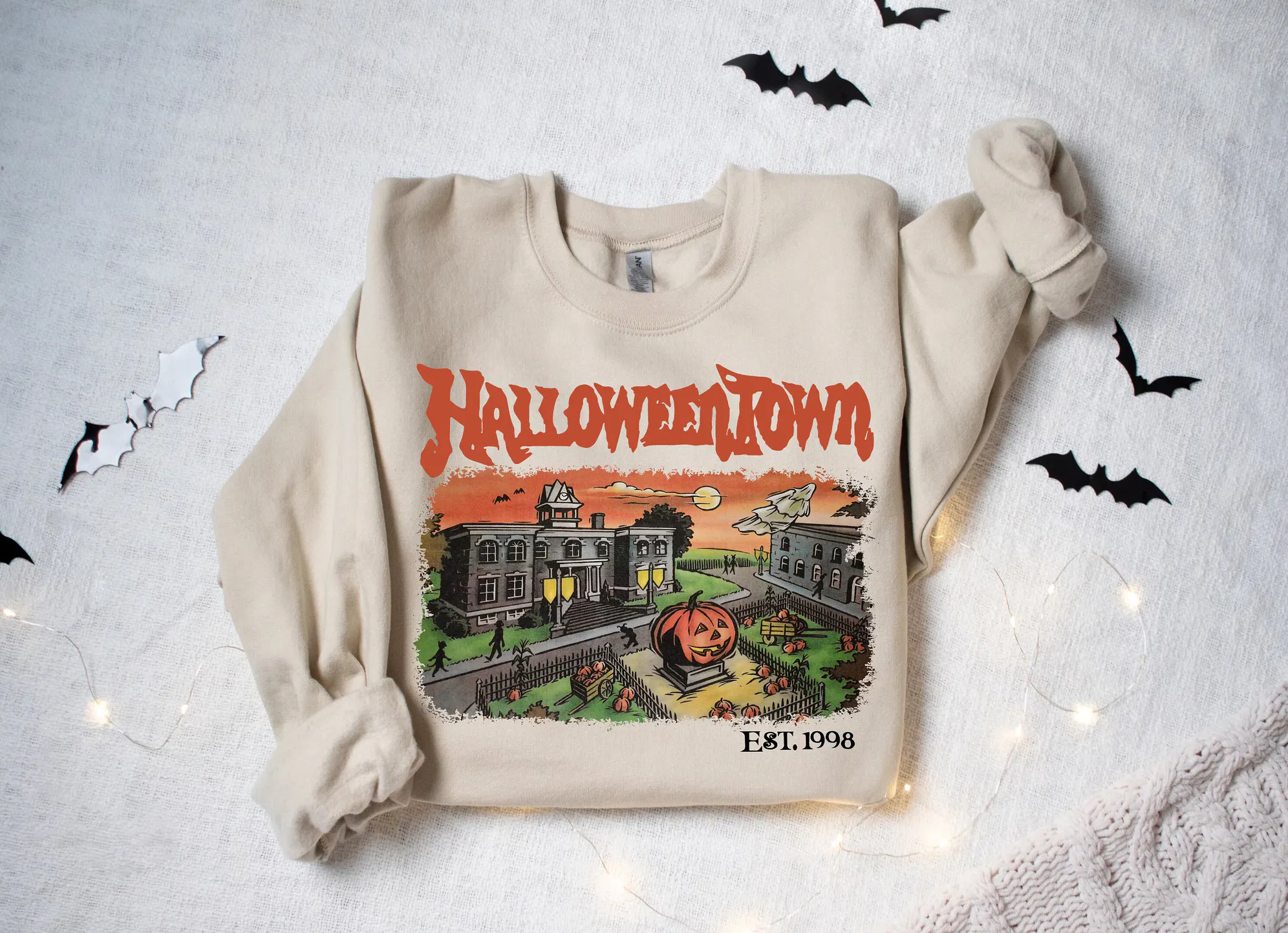 Halloweentown Est. 1998 Vintage Sweatshirt Halloweentown Est. 1998 Vintage Sweatshirt