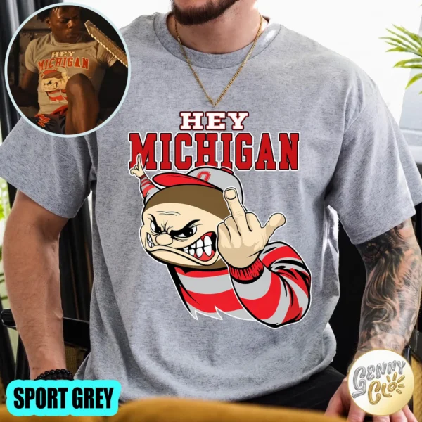 Hey Michigan College Football Shirt — IShowSpeed Design