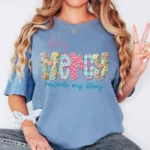 His Mercy Rewrote My Story Inspirational Christian Shirt