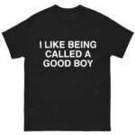 I Like Being Called A Good Boy Funny Graphic Shirt