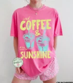 Iced Coffee & Sunshine Graphic Shirt — Summer